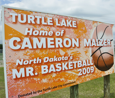 Turtle Lake Sign
